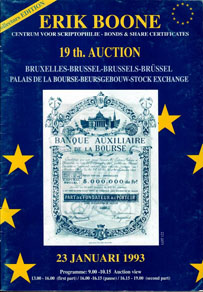 1993 Erik Boone auction catalog 1993 Erik Boone auction catalog